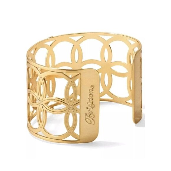 Brighton christo NYC NEW YORK CITY  GOLD  CUFF  BANGLE   nwt  $ 58 - Picture 3 of 6